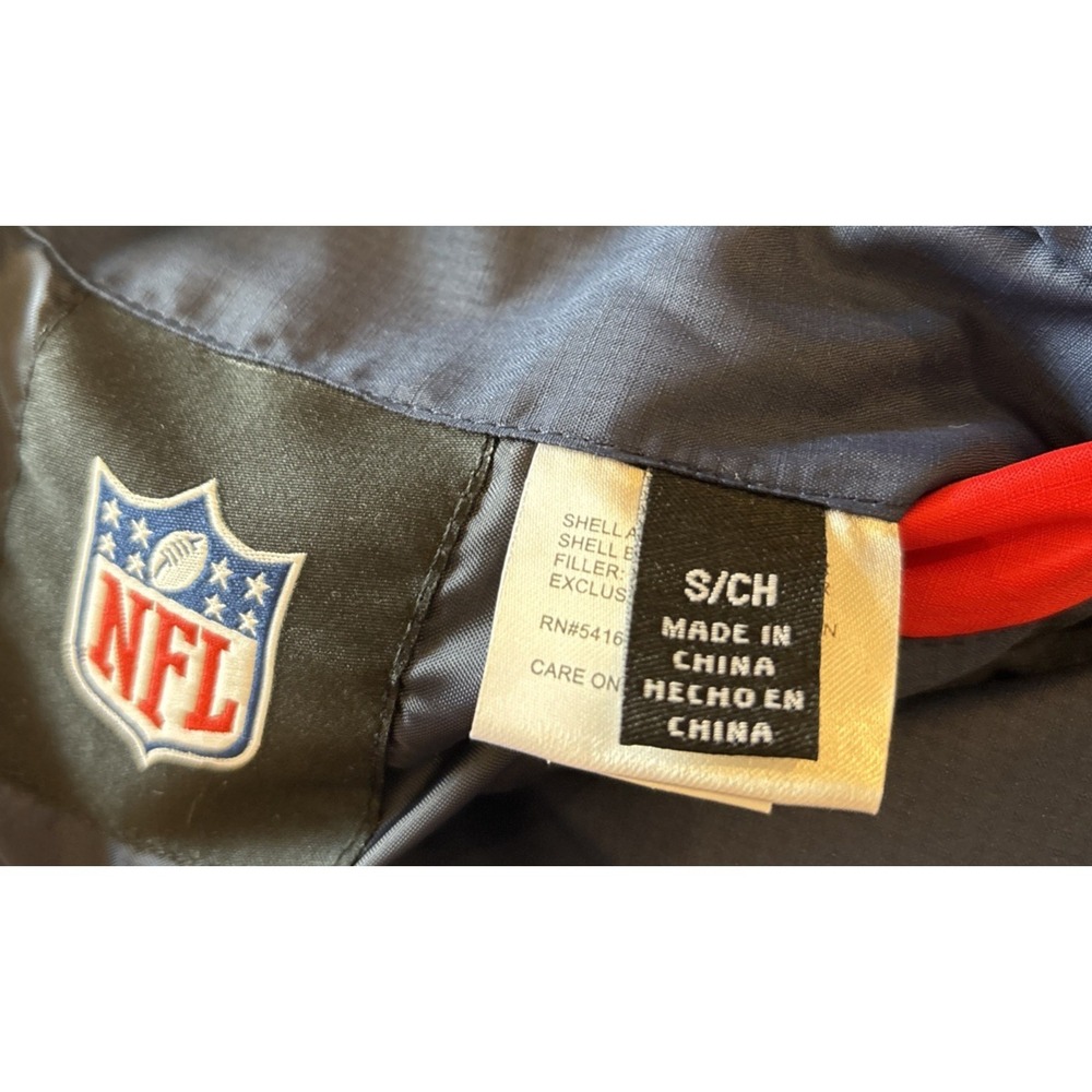 NFL New England Patriots Men's Small Reversible Puffer Vest G-III Full Zip - Picture 5 of 12